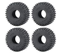 pièces RC pour TRX-4M pour Bronco pour Defender 1/18 pour Axial pour SCX24 1/24 64/65mm Remplacement Beadlock Pneus Roue en Caoutchouc Pièces De Modèle De Camion De Voiture RC(Size a)
