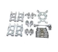 pièces RC pour WLtoys 144001 144002 144010 124007 124017 124019 Kit Support Moyeu C pour Bras Oscillant Métal Bloc Direction Biellette Direction Pièces Mise Niveau pour Voiture RC