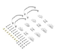 pièces RC pour WPL B1 B14 B-14 B16 B24 B-24 C14 C-14 C24 C-24 B16 4x4 6x6 1/16 Militaire Camion Métal Acier Ressort À Lames Suspension Ensemble Mise Niveau Pièces De Voiture RC(Silver,4WD)