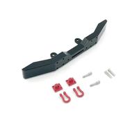Pièces RC Pour WPL B14 B16 B24 B36 Q60 Q61 1/16 Métal Pare-chocs Avant Avec Crochet De Remorquage Pour Camion Militaire RC 4x4 6x4 Pièces De Mise À Niveau Et De Réparation(Black)