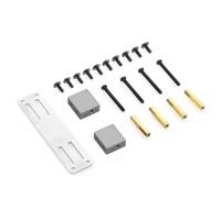 pièces RC pour WPL C14 C24 B14 B24 B16 B36 Support Montage Servo D'essieu Avant en Métal Support Mise À Niveau De Pièces De Voiture RC Accessoires De Voiture De Modification(Gray)