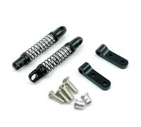 pièces RC pour WPL D12 D42 B14 B24 B16 B36 Amortisseur Avant Arrière en Métal avec Support Siège Fixe RC Car Upgrades Pièces Accessoires De Remplacement(Black,Rear)