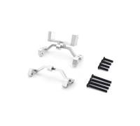 Pièces Rc pour WPL pour C24 C14 C14K C24K 1 Base Et Axe De pour Chariot en Métal pour Support Servo Supérieur Accessoires Mise À Niveau pour Voiture RC(White)