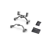 Pièces Rc pour WPL pour C24 C14 C14K C24K 1 Base Et Axe De pour Chariot en Métal pour Support Servo Supérieur Accessoires Mise À Niveau pour Voiture RC(Gray)