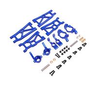 Pièces Rc Pour ZD Pour Racing DBX-10 1/10 Culbuteur Coupelle Direction Ensemble De 5 Pièces Télécommande Voiture Métal Mise À Niveau Pièces Accessoires Remplacement Utilisation(Black)