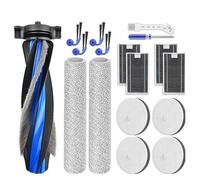 Pièces Rechange Aspirateur Compatible Avec Ecovacs Deebot X12 OmniCyclone | Comprend Une Brosse Principale,une Brosse Latérale,un Filtre,une Vadrouille À Rouleau Et Un Filtre Éponge(17 pcs)
