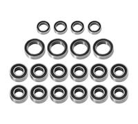 Pièces Rechange Para Tamiya Para TT01 Para TT-01 TT-01E Para TT-02B TT-01D 1/10 20 Piezas Kit De Rodamientos Sellados Accesorios Y Piezas De Mejora Para Coches RC