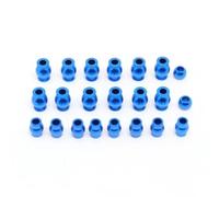 Pièces Rechange pour Arrma 4x4 pour Granite Big pour Rock pour Senton pour Typhon 1/10 22 Pièces Ensemble De Rotules Pivotantes en Alliage D'aluminium Pièces Mise À Niveau RC(Blue)