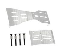 Pièces Rechange pour Arrma Fury Mega 1/10 Kit De Plaque De Protection De Base en Acier Inoxydable Voiture Radiocommandée Pièces De Rechange pour Mise À Niveau Ou Réparation
