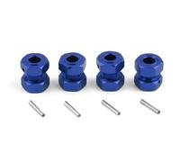 Pièces Rechange pour Arrma pour Kraton pour Typhon pour Outcast pour Infraction pour Limitless pour Mojave pour Felony 1/7 Métal Hexagonale Roue 17Mm Voiture Radiocommandée(Blue)