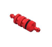 Pièces Rechange Pour HSP For Racing 02156 Pour HSP 94122 94188 Pour Traxxas Pour TRX4 Pour Nitro 1/8 1/10 RC Modèle De Voiture Pièces De Rechange 1PCS Filtre En Métal(Red)