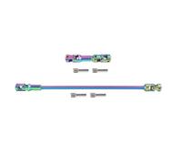 Pièces Rechange pour LCG,pour Plates-Formes, pour Sportys,pour Capra,pour SCX10,pour Pro, Chenille RC 1/10 Arbre D'entraînement À Joint en Acier Inoxydable Coloré, 68-229mm(68-78MM/68-229mm)