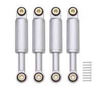 Pièces Rechange pour Losi Micro-B 2WD 1/24 32 Mm Amortisseur À Huile Tout Aluminium avec Bagues en Caoutchouc Et Vis Pièces De Mise À Niveau pour Crawler RC(Silver)
