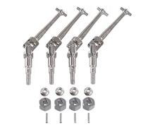 Pièces Rechange Pour MJX Pour Hyper Go 1/16 16207/8/9/10 H16 H16BM H16PL 1/14 14210 H14bm RC Voiture Écrou D'accouplement En Métal CVD Pièces D'arbre De Transmission Accessoires(Metallic)