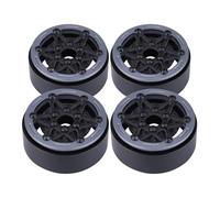Pièces Rechange pour SCX10 pour TRX4 pour Capra pour Cheater pour Plates-Formes 1.9S pour LCG pour 1/10 RC 4 Pièces 1.9 Pouces Jante en Fiber De Carbone Beadlock avec Rotors De Frein