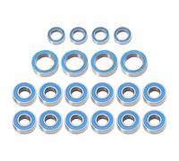 Pièces Rechange pour Tamiya pour TT-01 TT01E TT01D pour TT02B 1/10 20 Pièces Kit De Roulements De Rechange Complet Modèles Réduits De Voitures Radiocommandées