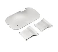Pièces Rechange pour Tamiya pour TT01 sur Route pour 1/10 RC Accessoires De Voiture 1 Ensemble en Acier Inoxydable pour Châssis Armure Garde Conseil Ensemble Pièces Rechange Mise Niveau