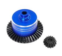 Pièces Rechange pour Tamiya XV02 pour TT02 pour TT02B 1/10 Pièces Mise À Niveau Voiture Télécommandée Kit D'engrenage Coque Dents Différentielles Accessoires Voiture RC(Blue)
