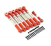 Pièces Rechange pour Traxxas pour Slash 2 Roues Motrices 1/10 1 Jeu Ensemble De Tiges Traction pour Servo De Direction Accessoires pour Mise À Niveau De Voiture Télécommandée(Red)