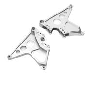 Pièces Rechange Pour Traxxas Pour Unlimited Pour Desert Pour Racer Pour UDR 8538 8538X 1/7 Supports D'amortisseur Arrière En Tour D'amortisseur Pièces Mise À Niveau Voiture RC Accessoires(Silver)