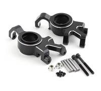 Pièces Rechange pour Traxxas pour X-Maxx Xmaxx 6S 8S 1/5 2 Pièces Bloc De Direction Avant en Métal Pièces Et Accessoires pour Monster Truck RC(Black)