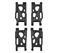 Pièces Rechange pour Wltoys 144001 144002 144010 124007 124008 124016 124017 124018 124019 4 Pièces Ensemble Bras Suspension Avant Arrière Voiture Télécommandée Détachées