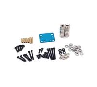 Pièces Rechange pour Wltoys 284131 K969 K989 P929 pour Kyosho pour Mini-Q 1/28 Support Fixe Invisible Aimanté pour Potence Pièces Mise À Niveau pour Voitures Radiocommandées(Blue)