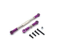 Pièces Rechange pour WPL C14 C24 B14 B16 B24 B36 pour HengLong pour FeiYu pour JJRC Barre De Direction D'essieu Avant en Métal Voiture RC Pièces De Mise À Niveau(Purple)