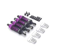 Pièces Rechange pour WPL C14 C24 B14 B16 B24 FY pour HengLong pour JJRC 1/16 Métal Support D'amortisseur Pièces De Mise À Niveau pour Voitures Radiocommandées(Purple)