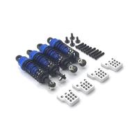 Pièces Rechange pour WPL C14 C24 B14 B16 B24 FY pour HengLong pour JJRC 1/16 Métal Support D'amortisseur Pièces De Mise À Niveau pour Voitures Radiocommandées(Dark Blue)