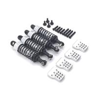 Pièces Rechange pour WPL C14 C24 B14 B16 B24 FY pour HengLong pour JJRC 1/16 Métal Support D'amortisseur Pièces De Mise À Niveau pour Voitures Radiocommandées(Silver)