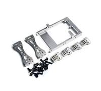Pièces Rechange Pour WPL C14 C24 B14 B24 1/16 RC Car Kit Support De Servo En Métal Poutre Pour Traverse Support Antichoc Télécommande Voiture Pièces De Mise À Niveau(White)
