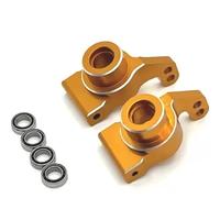 PièCes Rechange Rc Para WLtoys Para JJRC C8803 Para Rlaarlo 1/14/12 Repuestos para coche RC mejora de metal rodamiento trasero(Yellow)