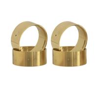 pièces Rechange RC pour Axial SCX24 AX24 pour Enduro24 pour Traxxas pour TRX4M pour FMS FCX24 1/18 1/24 Ensemble Pneus Roue Cuvette Profonde Beadlock 1,0" Pièces Mise Niveau Chenilles RC(Yellow)
