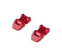 Pièces rechange RC Pour MK07 JK07 1/7 2 Charnières De Capot En Métal Pièce D'émotion Décoratif Accessoires Voiture Télécommandée Pièces Mise À Niveau(Red)