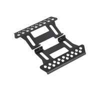 pièces Rechange RC pour SCX10 pour Axial pour SCX10ii 90046 90047 pour Wrangler D90 TF2 1/10 pour Rock Slider Remplacement Marchepied Latéral Pièces Mise Niveau Voiture RC Crawler(Black)
