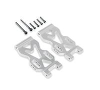 PièCes Rechange Rc Pour SCY 16101 16102Pro 16103 Bras De Suspension Inférieurs Arrière En Alliage D'aluminium Pièces Métalliques De Mise À Niveau Pour Voitures Radiocommandées(Silver)