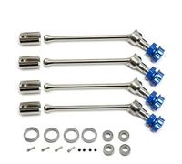 Pièces rechange RC Pour Traxxas Pour MAXX Pour Widemaxx 1:10 Pièces Mise À Niveau Métal 8996X Kit CVD D'arbre Allongé Acier Modèles Voitures Sur Chenilles RC 89086-4(Silver blue)