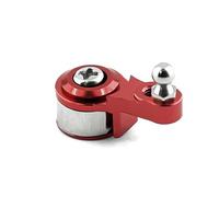 PièCes Rechange Rc Pour TRAXXAS Pour TRX4 Pour TRX-4 Pour TRX6 1/10 Pièces De Mise À Niveau Pour Voiture Radiocommandée 1 Pièce Bras Servo 25 T En Métal Amortissement Réglable(Red)