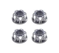 PièCes Rechange Rc Pour Trx4 Pour Trx6 Pour HSP Pour Axial Pour SCX10 D90 D110 1/10 Écrous de blocage roue RC pour Traxxas Pour Slash pièces Pour RGT 4 écrous pneu M4(Dark Grey)