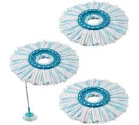 pièces - Recharge pour balai - Tête de balai de rechange - Compatible avec le balai à franges Leifheit Clean Twist Disc