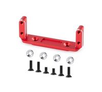 PièCes RéParation Rc Pour Axial Pour Capra Pour Vanquish F9 Pour SCX10 III 4WD 1/10 Support Servo Aluminium Support Servo RC Pour Rock Crawler Pour Buggy Essieu Portail(Red)