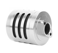 PièCes RéParation Rc Pour HPI Pour Baja Pour KM Pour Rowan AFT 1/5 Alliage D'aluminium Filtre À Air RC Pour Hobby Modèles Réduits Voiture Essence Camion(Silver)