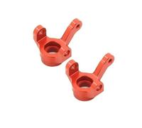 PièCes RéParation Rc Pour Jimny XMYKC01CM 1/16 2 Pièces Métal Avant Direction Coupelle Tour Coupelle RC Voiture Mise À Niveau Pièces Accessoires(Red)
