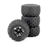 PièCes RéParation Rc Pour MJX Pour Hyper Go H16H H16E H16P 16208 16207 16210 Pour HBX 16889 Pour Wltoys 144001 RC Pièces Rechange Voiture Camion Accessoires Remplacement De Roue Hors Route(16300B- 4PC