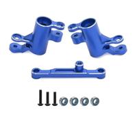 PièCes RéParation Rc Pour Traxxas Pour Mini Pour Maxx Pour XRT Monster Truck Alliage D'aluminium Leviers De Renvoi Direction Assemblage 10743 Voiture Pièces Mise À Niveau Accessoires(Blue)