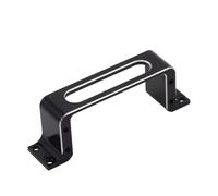 PièCes RéParation Rc Pour Voilure Fixe Avion Drone CNC Alliage D'aluminium Standard Cadre Support Servo Moyen Voiture Radiocommandée Maquette Bateau(Black)