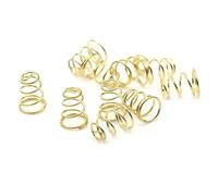 pièces ressort plaqué or pour lampe de poche LED torche bricolage pilote Circuit imprimé batterie Contact Support capuchon interrupteur ressorts-7.5mm