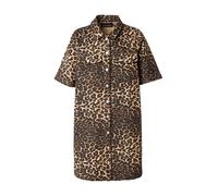 PIECES Robe-chemise 'ASTA' beige / marron / noir, Taille 36