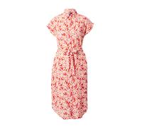 PIECES Robe-chemise 'Nya' jaune / orange fluo / blanc, Taille 34